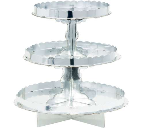Silver Cupcake or Treat Stand